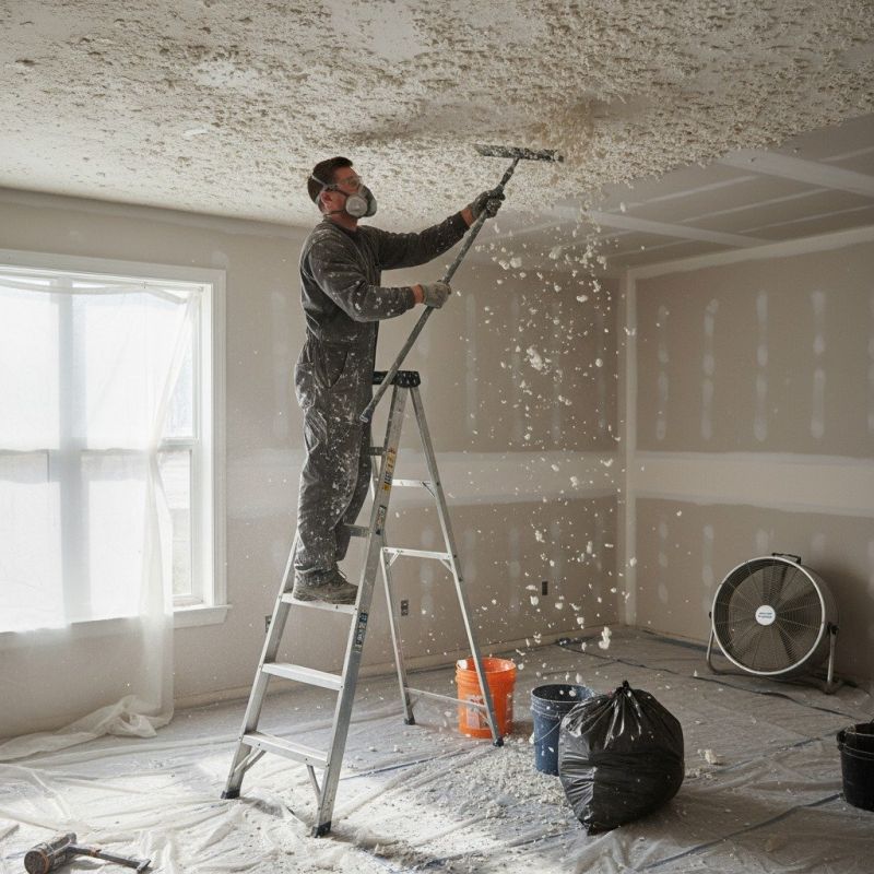 Knockdown Ceiling Removal in Scottsdale, AZ