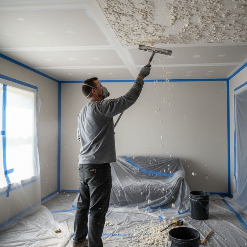 Swirl Ceiling Removal in Boulder, CO